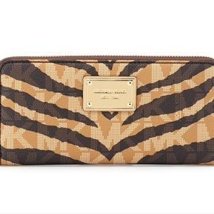 Michael Kors | Jet Set Continental Wallet MK Signature Tiger